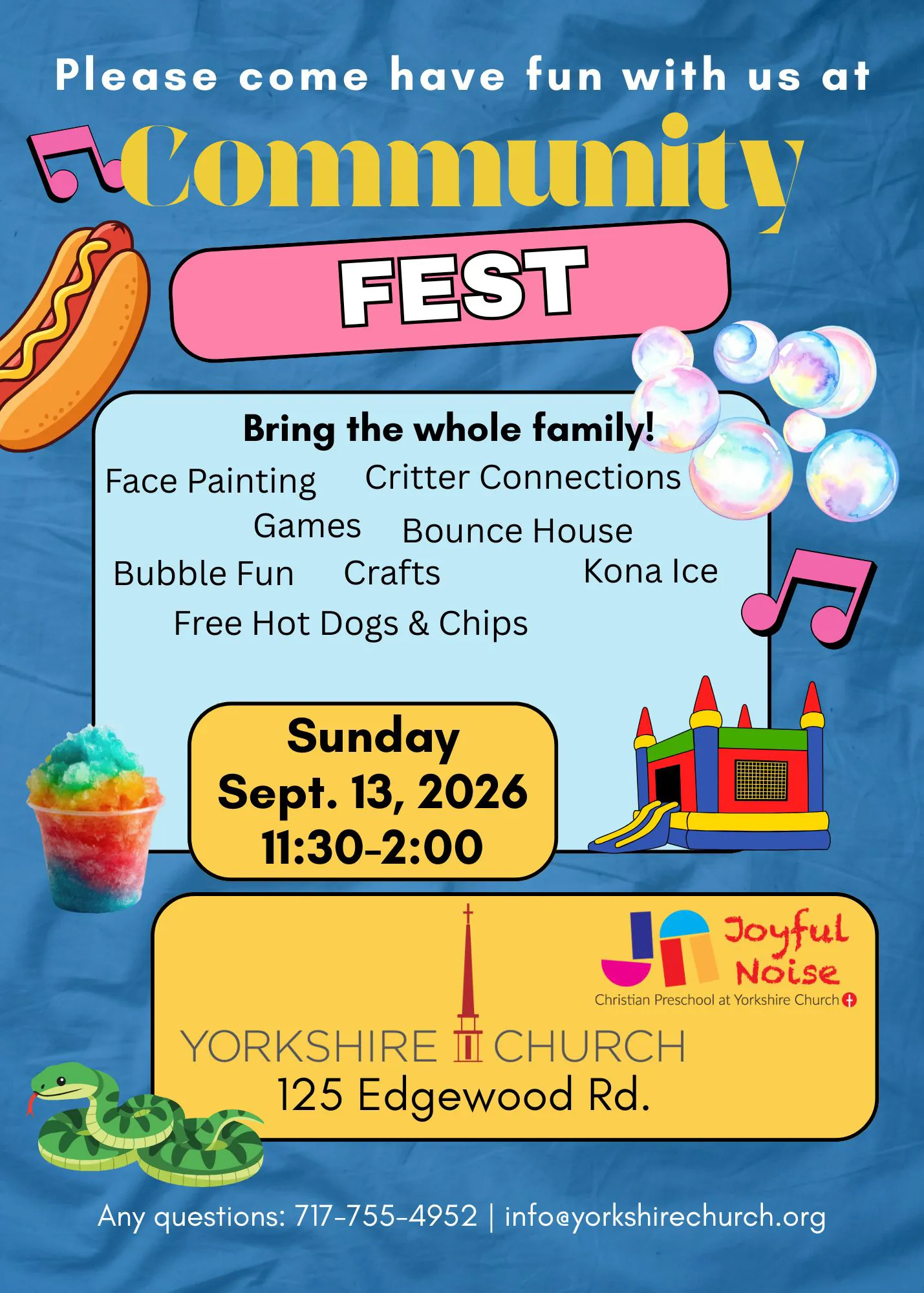 Community Fest 2026 flyer
